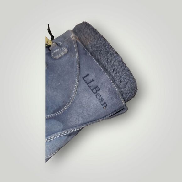 L.L.Bean Kids Winter Snow Boot Suede Rubber Size 6 - Picture 6 of 13